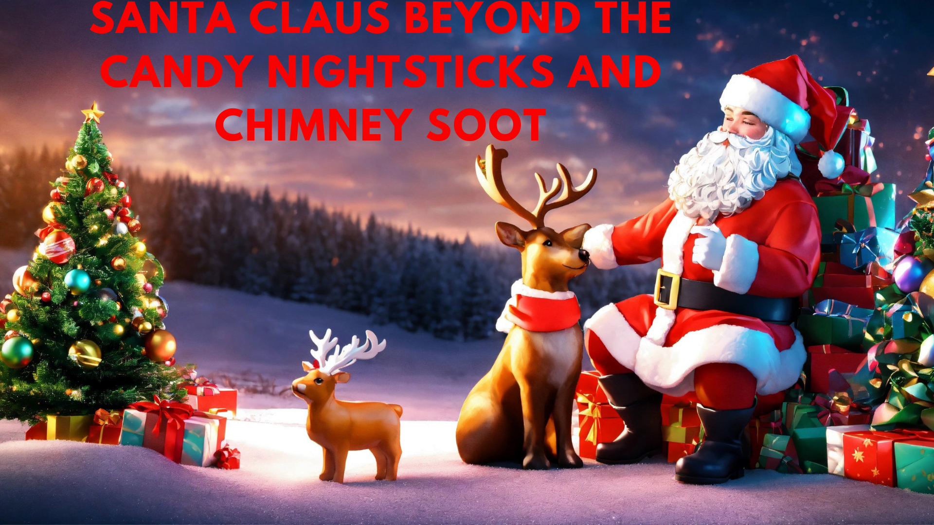 Santa Claus symbolizes hope and joy