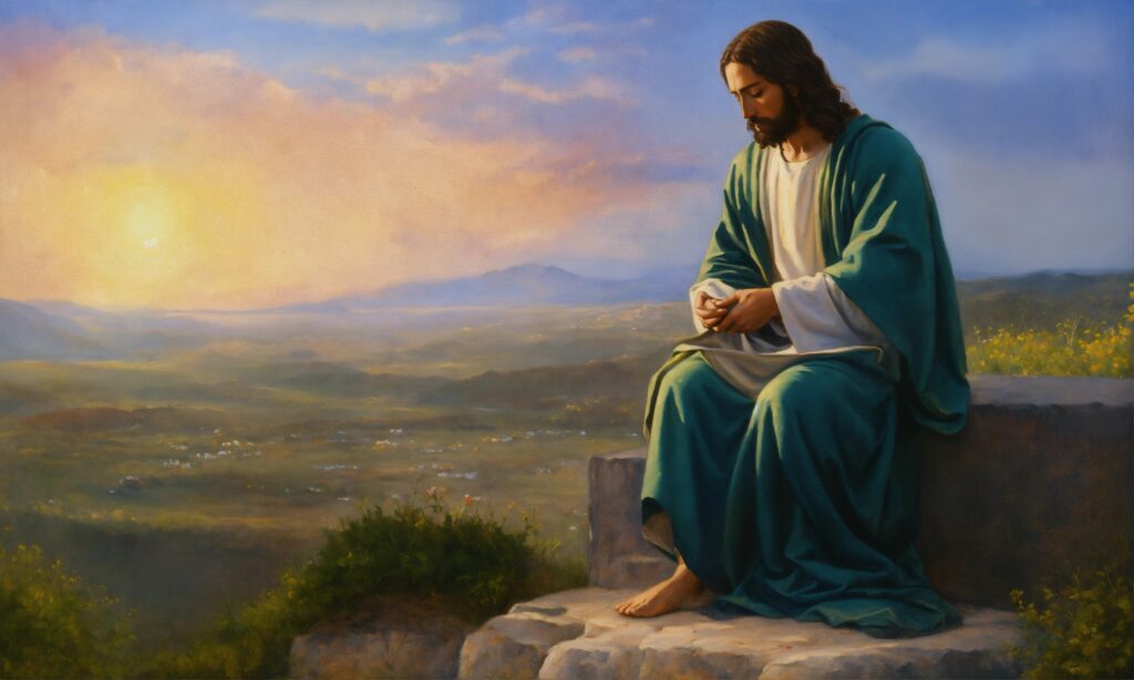 oil painting of jesus christ 8